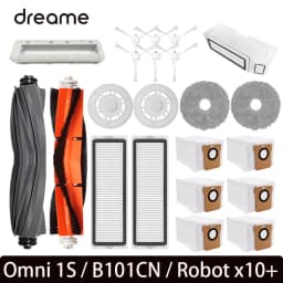 For xiaomi x10 plus accessories Mijia Omni 1S B101CN Robot Vacuum Main Side Brush Filter Mop Dreame L10s Ultra / S10 Pro Parts