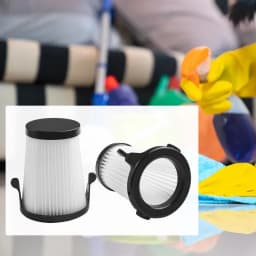 2pcs Vacuum Cleaner Filters For Milwaukee #49-90-1950 0850-20 Compact Vacuum Cleaner Replacement Filters Sweeper Parts