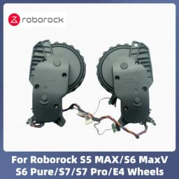 Original For Roborock S5 MAX/ S6 MaxV/S6 Pure/S7 Pro/ E4 Vacuum Cleaner Accessories Right Left Walking Wheels Parts