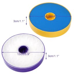 Front & Back HEPA Filter Kit for Dyson DC19 DC20 DC21 DC29 Pre & Post, Upper & Lower Motor Filters Vacuum Cleaner Replacement
