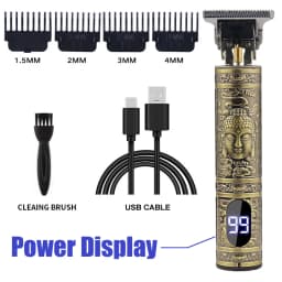 Portable Hair Cutting Machine T9 Vintage Hair Trimmer USB Fast Charging Shaver Barber Cordless Hair Clipper For Men's Barbe