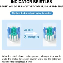 10Pcs Replacement Toothbrush Heads Compatible with Oral-B Braun Professional Electric Toothbrush Heads Brush Heads
