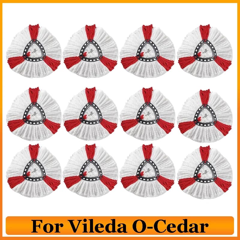 Mop Replacement Head For Vileda O-Cedar EasyWring 1-Tank System Replace Heads Mop Refills Microfiber Mop Head Household Cleaning