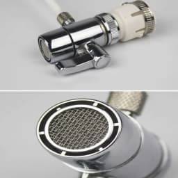 1pc Faucet Diverter Valve M22 Silver Above Counter Water Filter For 1/4" RO Tubing Water System Home Appliance Accessories