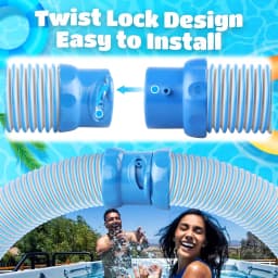 Pool Cleaner Hose 39 Inch Pool Vacuum Twist Lock Hose Replacement for Zodiac X7 T3 T5 MX6 MX8 Pool Systems Part