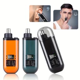 Portable Electric Nose Hair Trimmer USB charging Nose Ears Hair Eyebrow Trimmer for Men Rechargeable Painless set