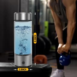 420ml Hydrogen Generator Water Cup Filter Ionizer Maker USB Hydrogen-Rich Water Portable Super Antioxidants ORP Hydrogen Bottle