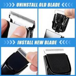 1/2Pcs Replacement Blade Compatible with Manscaped The Lawn Mower 4.0 3.0 2.0 Electric Groin Hair Trimmer,for Clipper Blades Fit