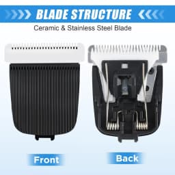 1/2Pcs Replacement Blade Compatible with Manscaped The Lawn Mower 4.0 3.0 2.0 Electric Groin Hair Trimmer,for Clipper Blades Fit
