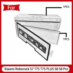 Dust Box For Xiaomi Roborock S7 T7S T7S PLUS S8 S8 Pro Robot Vacuum Cleaner Dust Bin Spare Parts