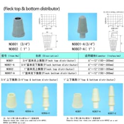 High-efficiency Water Softeners Distributor Top/Bottom Distributor Basket Strainer Water Softener Control for VALVE Part