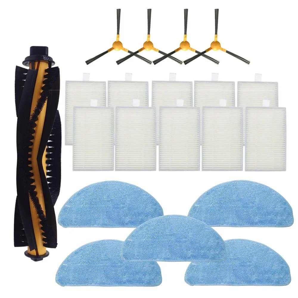 For LIECTROUX C30B Robot Vacuum Cleaner Side Brush and Mop HEPA Filter for Proscenic 800T 820S Robot Vacuum Cleaner C30B Parts