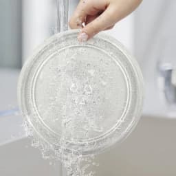 9.6" Microwave Plate Replacement Microwave Glass Turntable Plate 245mm Rotating Glass Universal Plate with 3 Devices