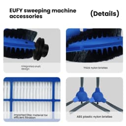 For Eufy RoboVac 11S Max, 15C Max, 25C Max, 30C Max, G10, G20, G30 Edge Hybrid, G32 Pro Vacuum Cleaner Part Filter Accessories