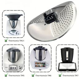 TM7 Protective Cover Peeler Cutter, Blade Cover Attachment for Thermomix TM6 TM5 TM7 Vegetables Stainless Steel, Kitchen Accesso
