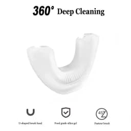 U-Shaped Electric Toothbrush Automatic Sonic Whitening Silicone Oral Care