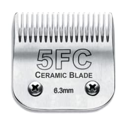 5FC Detachable Pet Dog Cat Grooming Hair Trimmer Blade For Andis，Oster A5，Wahl KM Series Clipper，Made of Ceramic+Carbon Steel