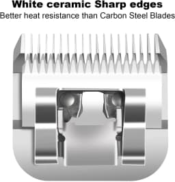 5FC Detachable Pet Dog Cat Grooming Hair Trimmer Blade For Andis，Oster A5，Wahl KM Series Clipper，Made of Ceramic+Carbon Steel