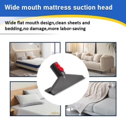 For Dyson V7 V8 V10 V11 V15 Dusting Brush Flexible Extension Hose Traceless Soft Brush Flat Suction Nozzle Head Vacuum Tool Part