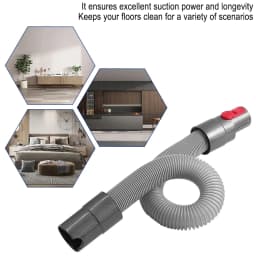 For Dyson V7 V8 V10 V11 V15 Dusting Brush Flexible Extension Hose Traceless Soft Brush Flat Suction Nozzle Head Vacuum Tool Part