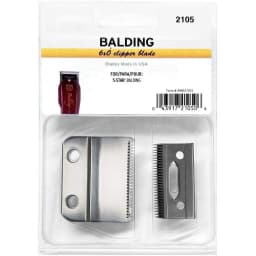 #2105,Professional 6X0 Precision Blade Compatible with Wahl Professional 5 Star Series Balding 8110 Hair Clipper,Silver