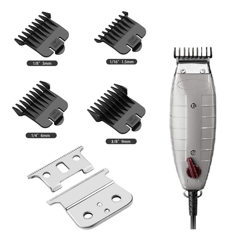 Replacement T Blades & Combs Compatible with Andis T-Outliner G, GO, GTO, GTX, Headliner LS2, LS3 Replacement Accessories Head