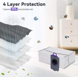 Narwal Freo Z Ultra Robot Vacuum Spare Parts Main Side Brushes Mop Cloths HEPA Filters Dust Bags Accessories