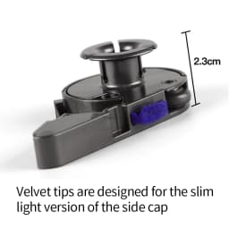Roller Brush Bar End Cap Cover for Dyson V8 V10 Slim V12 V15 Detect Slim Vacuum Cleaner Side Replacement Parts