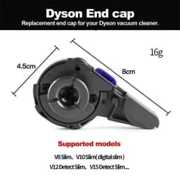 Roller Brush Bar End Cap Cover for Dyson V8 V10 Slim V12 V15 Detect Slim Vacuum Cleaner Side Replacement Parts