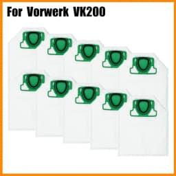 2/4/6/8 PCS Suitable for Vorwerk Kobold VK 200 Vacuum Cleaner Accessories FP200 Filter Bags Replacement Filter VK200 Dust Bags