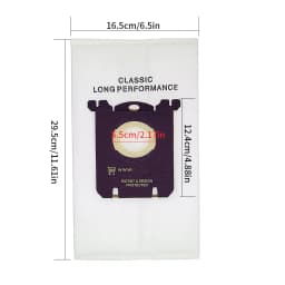 12pcs Vacuum Cleaner Bags for Electrolux FC8020 FC8130 HR8349 HR8368 FC8404 HR8300 AEG Tornado Volta Standard Bag