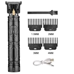 Electric Cutting Cordless Zero Gapped Trimmer Hair Clipper Professional Barber Shop Men's Haircut Machine for Beard Barbershop