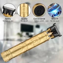Electric Cutting Cordless Zero Gapped Trimmer Hair Clipper Professional Barber Shop Men's Haircut Machine for Beard Barbershop
