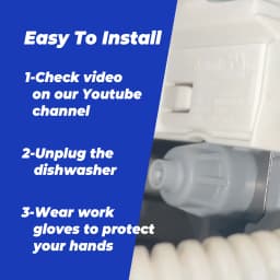 HANYU B12-6A01 220-240V 50/60Hz 0.3A Dishwasher Drain Pump for MIDEA PELONIS