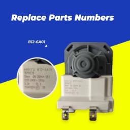 HANYU B12-6A01 220-240V 50/60Hz 0.3A Dishwasher Drain Pump for MIDEA PELONIS