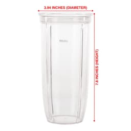 32 Oz Cup and To-Go Lid Replacement Parts Compatible with NutriBullet Pro 1000, Combo and Select Blenders