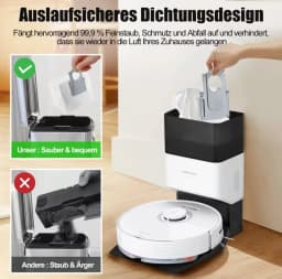 Roborock S8 Pro Ultra S8+ S8 Plus S7 Maxv Ultra S7 Pro Ultra Q8 Max Plus Q7 Max Robot Vacuum Dust Bags Accessories