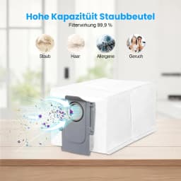 Vacuum Cleaner Bags for Roborock Saros 10R / Q Revo/Qrevo Pro/Qrevo MaxV/Qrevo Curv/Qrevo Master / S8 MaxV Ultra / S8 Max Ultra