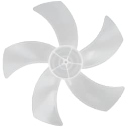 1pc 16Inch Fan Blade Five Leaves Blade With Nut Cover Household Plastic Leave For Stand Fan Desk Fan General Replacement Accesso