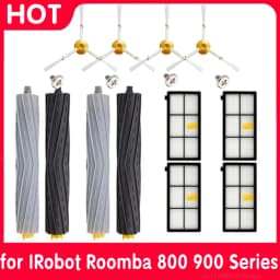 For iRobot Roomba Parts Kit Series 800 860 865 866 870 871 880 885 886 890 900 960 966 980 Main Side Brush Hepa Filter Dust Bag