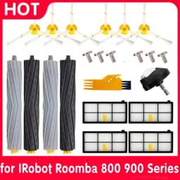 For iRobot Roomba Parts Kit Series 800 860 865 866 870 871 880 885 886 890 900 960 966 980 Main Side Brush Hepa Filter Dust Bag