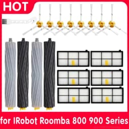 For iRobot Roomba Parts Kit Series 800 860 865 866 870 871 880 885 886 890 900 960 966 980 Main Side Brush Hepa Filter Dust Bag