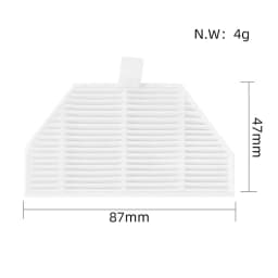 Accessories For Xiaomi Roidmi EVA Self-Cleaning Emptying Robot Vacuum SDJ06RM Main Side Brush Hepa Filter Dust Bags Mop Cloth