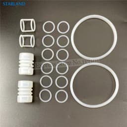 18 Pieces Silicone Sealing Rings Combo Backup Ring Fittings BQL Ice Cream Makers Soft Serve Machines Spare Parts Replacements
