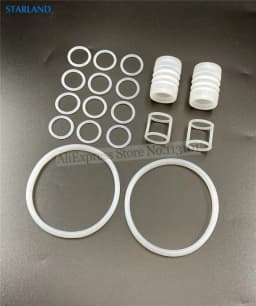 18 Pieces Silicone Sealing Rings Combo Backup Ring Fittings BQL Ice Cream Makers Soft Serve Machines Spare Parts Replacements