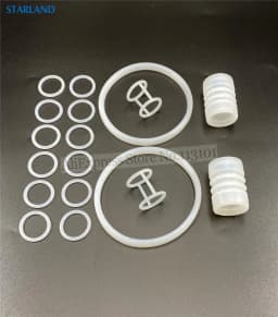 18 Pieces Silicone Sealing Rings Combo Backup Ring Fittings BQL Ice Cream Makers Soft Serve Machines Spare Parts Replacements