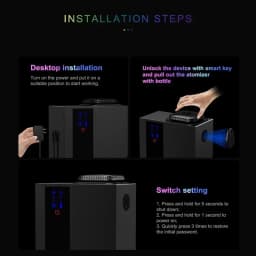 900CBM HVAC Electric Scent Diffuser 200ML App Control Air Freshener Wall-mounted Fragrance Scent Machine A300 DC12V