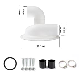 Cyclone Dust Collector Cover For Vacuum Cleaners Cyclone, Dust Removal Cyclone Separator , DIY Woodworking Filter Cyclone