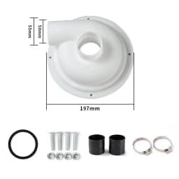 Cyclone Dust Collector Cover For Vacuum Cleaners Cyclone, Dust Removal Cyclone Separator , DIY Woodworking Filter Cyclone