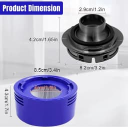Replacement Motor Back Cover Post Filter for Dyson V7 V8 Trigger Cordless Vacuum Cleaner Accessories Spare Parts